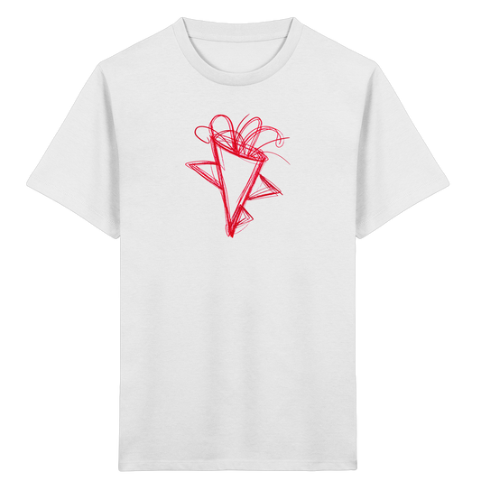 Tomatenrote Wackel-Schultüte - Kinder Bio T-Shirt