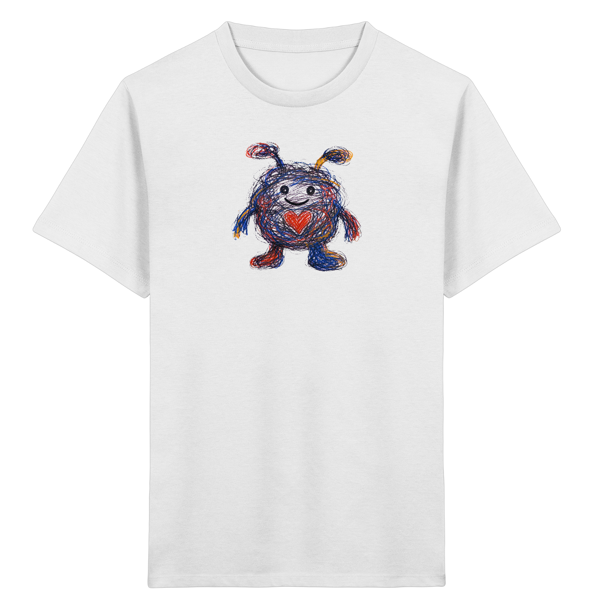 Herzknäuel Monster Kinder T-Shirt