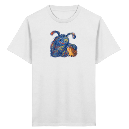 Igelkumpel Monster Freundschaft - Kinder Bio T-Shirt