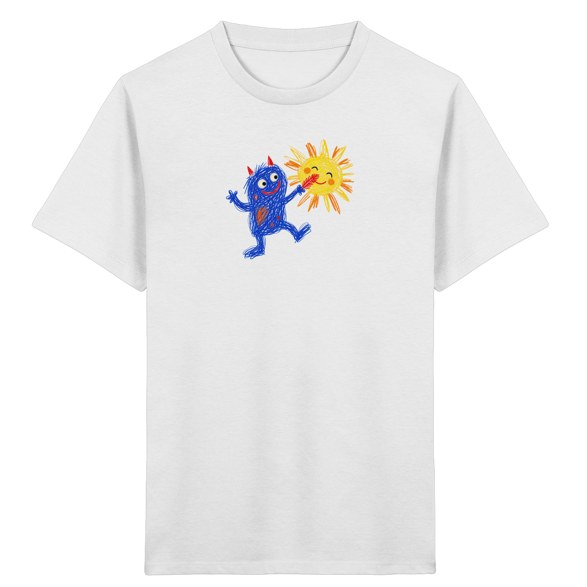 Sonnenkitzler Monster Kinder Shirt - Kinder Bio T-Shirt