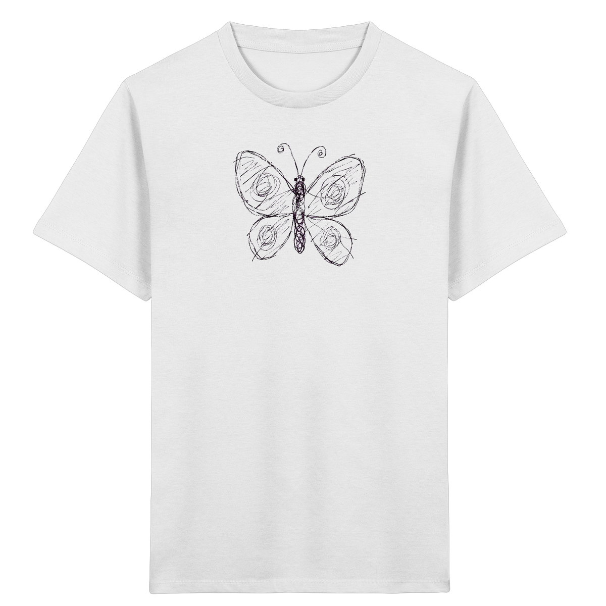 Schmetterling von oben - Kinder Bio T-Shirt
