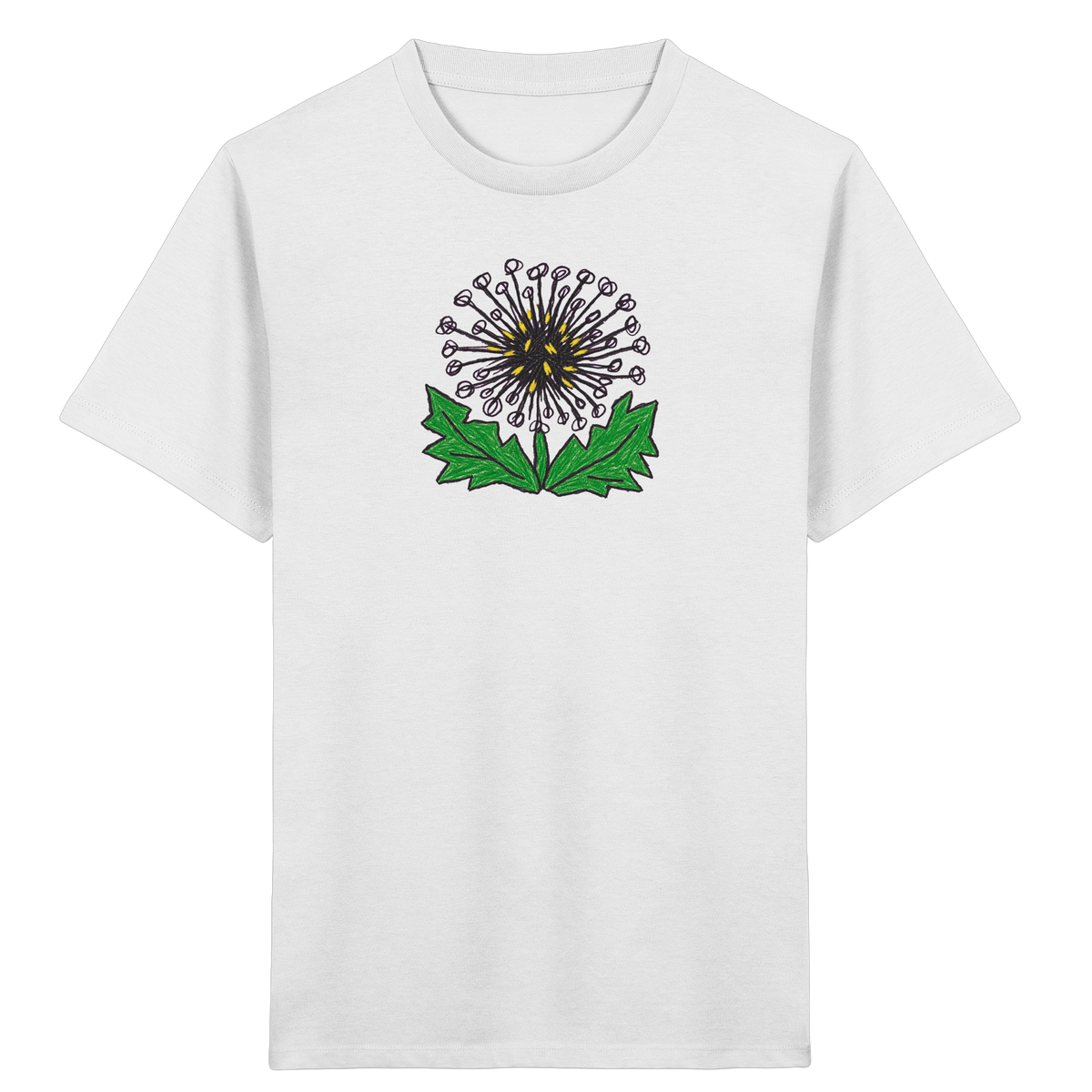 Kritzel Löwenzahn Kinder Shirt - Kinder Bio T-Shirt