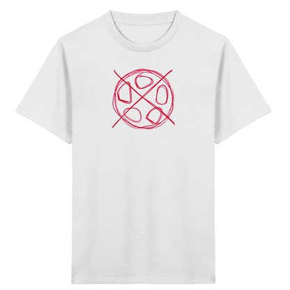 Krakel Fußball mit Stiften - Kinder Bio T-Shirt
