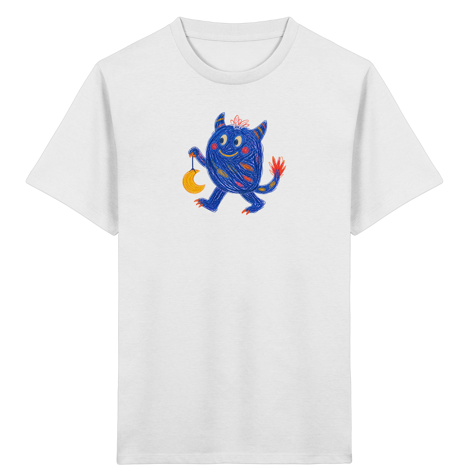 Mondlaterne Monster Kinder T-Shirt - Kinder Bio T-Shirt
