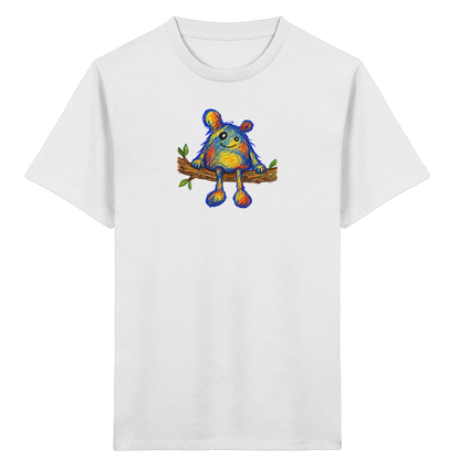 Astsitzer Kritzelmonster auf Ast - Kinder Bio T-Shirt
