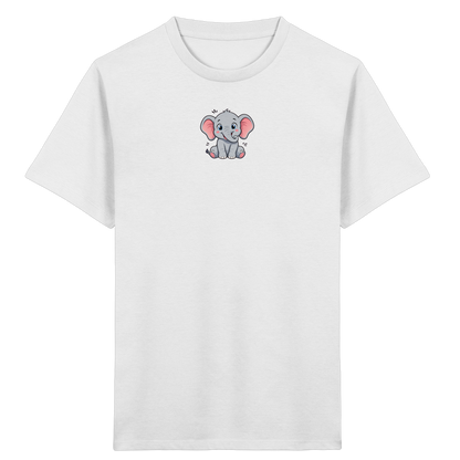 Niedlicher Elefant: Fröhliches Kinder-T-Shirt - Kinder Bio T-Shirt