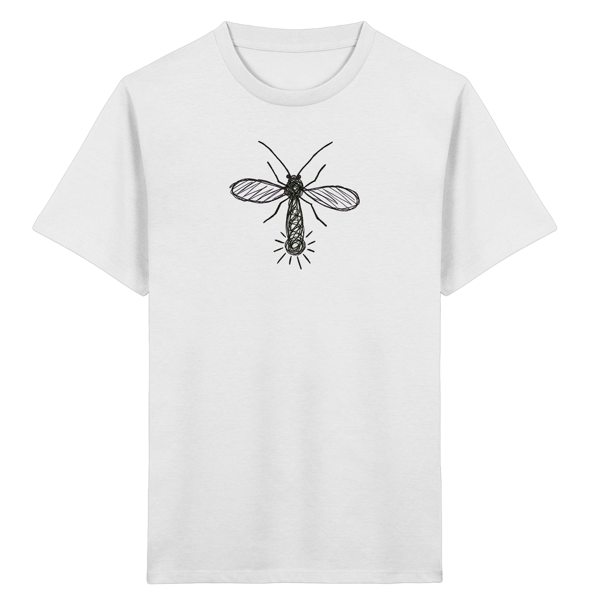 Glühwürmchen von oben - Kinder Bio T-Shirt