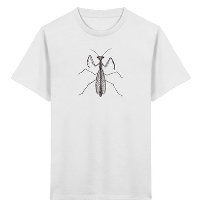 Gottesanbeterin von oben - Kinder Bio T-Shirt