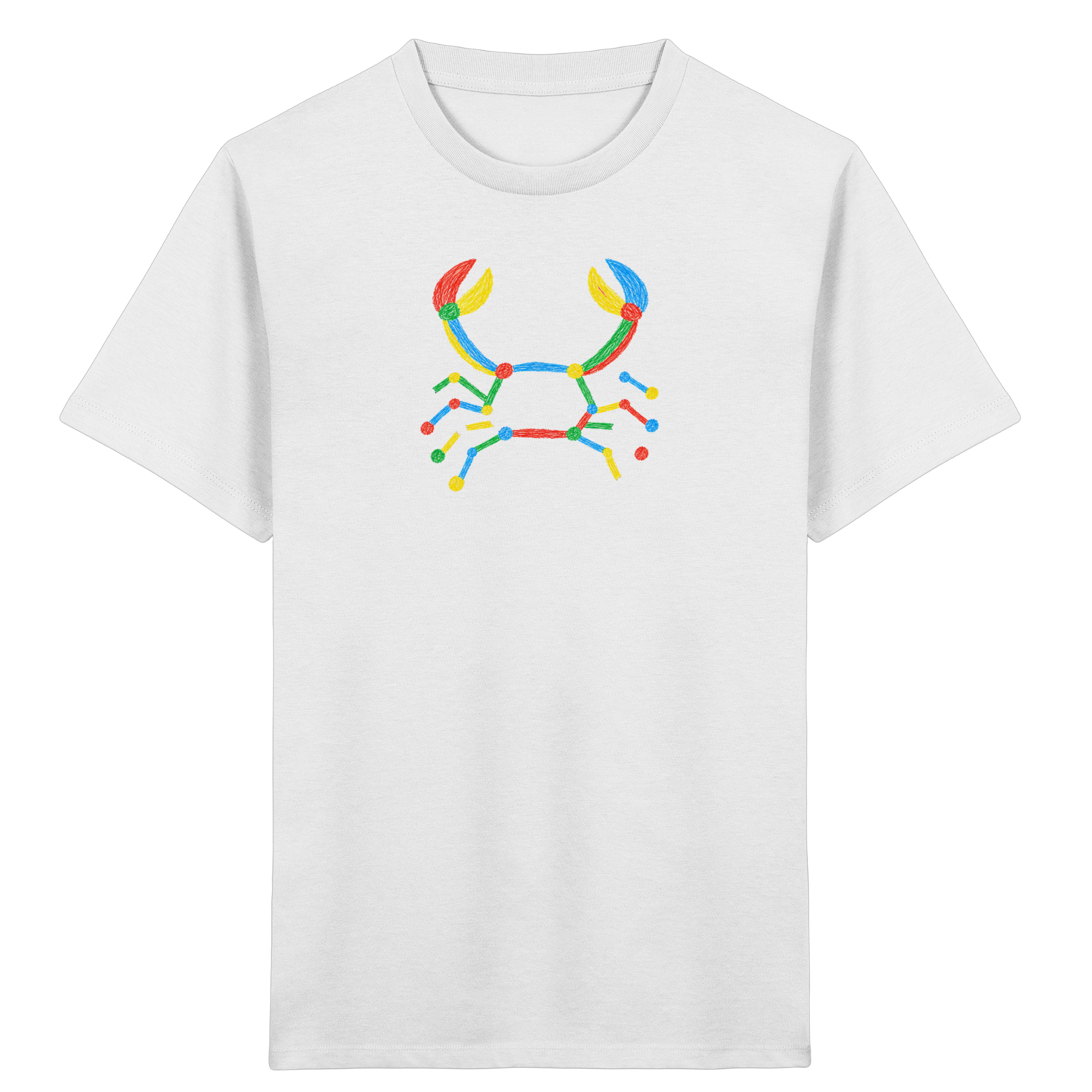 Bunte Farbpunkt-Krabbe Kinder T-Shirt