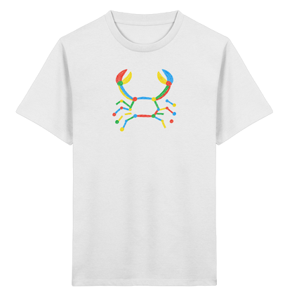 Bunte Farbpunkt Krabbe - Kinder Bio T-Shirt